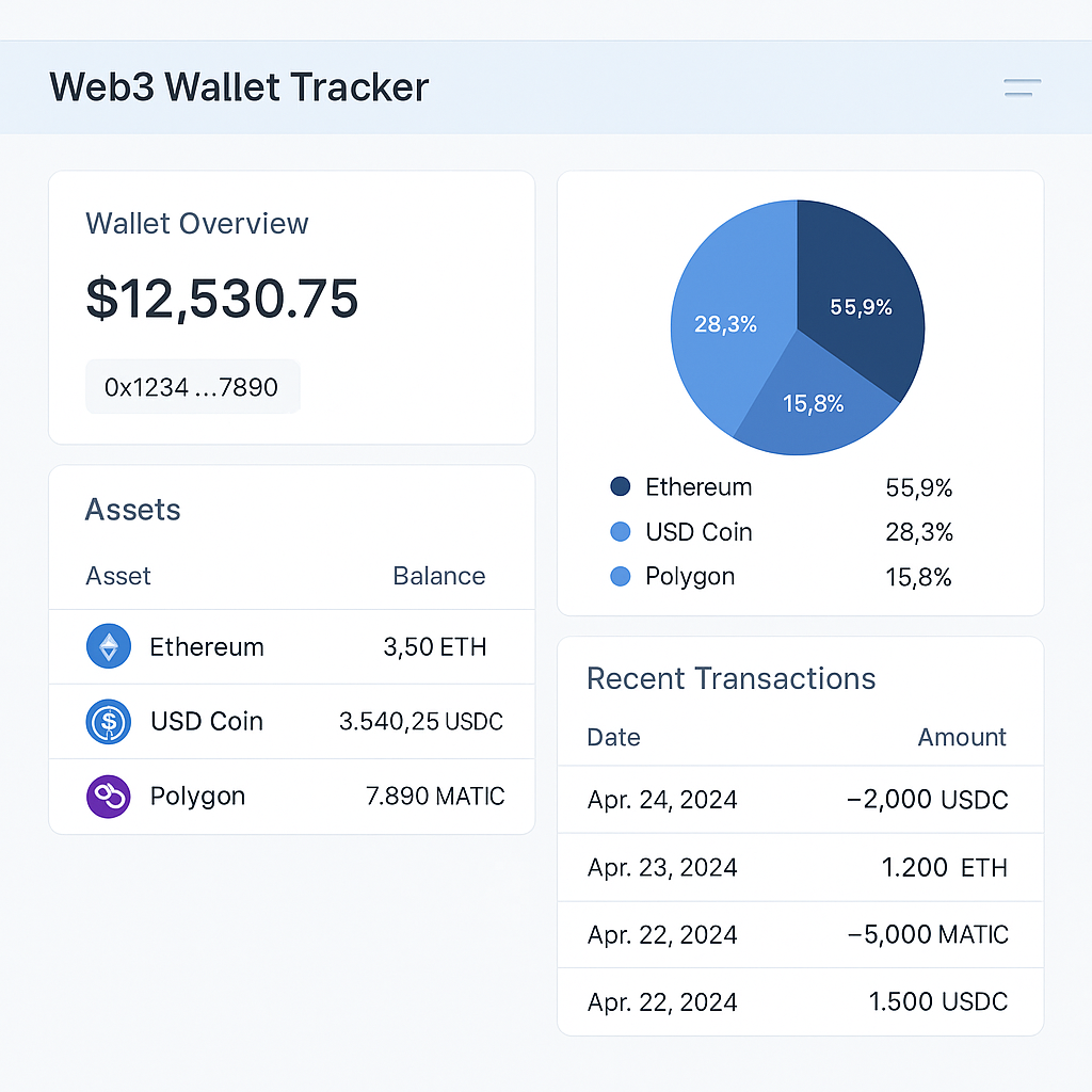 Web3 Wallet Dashboard